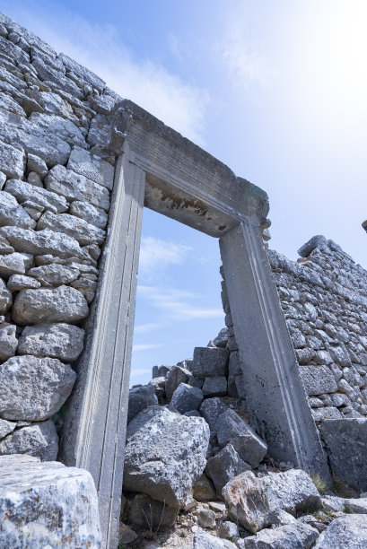 古老的石头门。图片下载