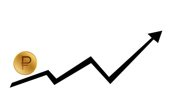 俄罗斯卢布，社交媒体，横幅设计。强化卢布的概念。图片下载