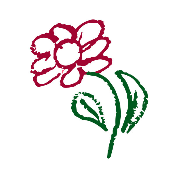 图标在手绘风格的蜡笔画图片下载