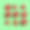 绿底红玫瑰，整齐排列的图案。创意布局，最小的花卉组成。图片下载