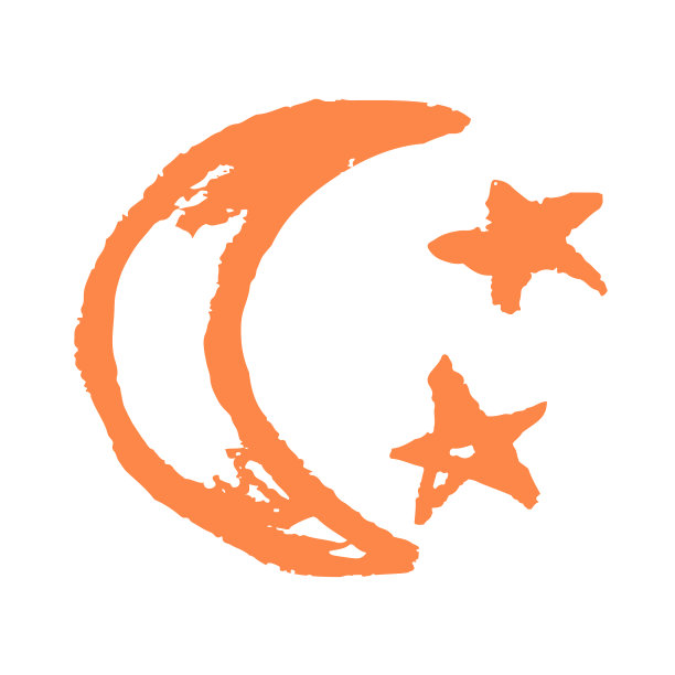 图标在手绘风格的蜡笔画图片下载