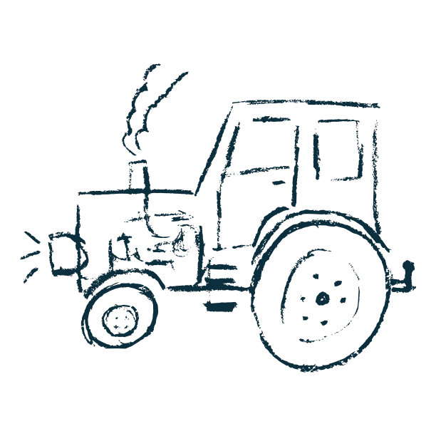 图标在手绘风格的蜡笔画图片下载