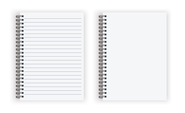 空白封闭现实螺旋记事本图片下载