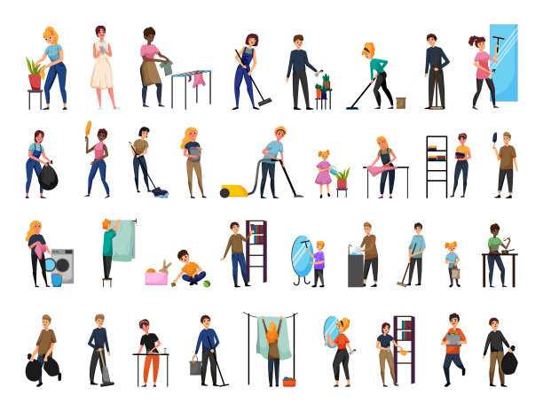 做家务的人图片下载