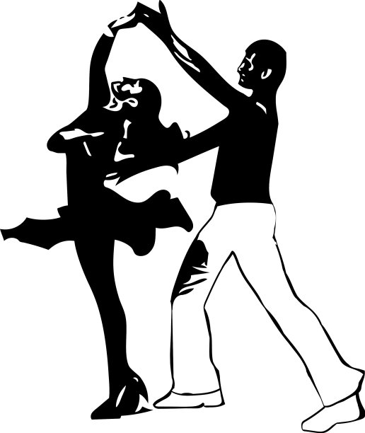 拉丁舞蹈夫妇图片下载