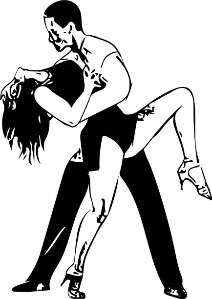 拉丁舞蹈夫妇图片下载