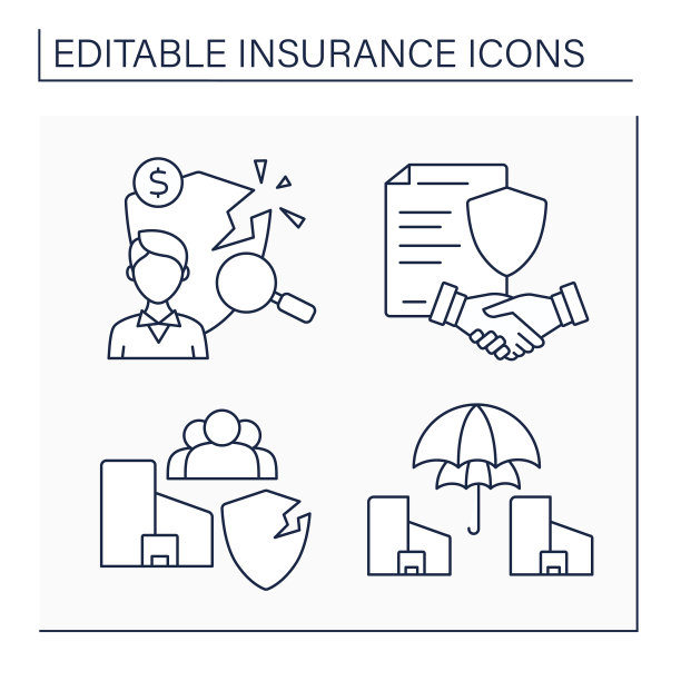 保险线路图标设置图片下载