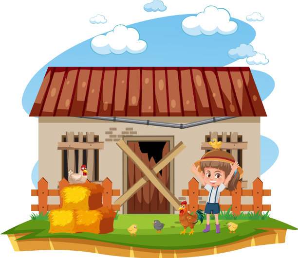 农民在乡村的老农舍图片下载