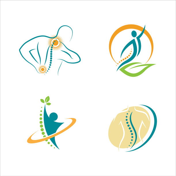 捏脊符号图标设计图片下载