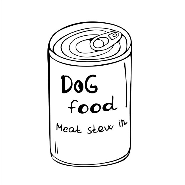 狗粮的孤立图片下载