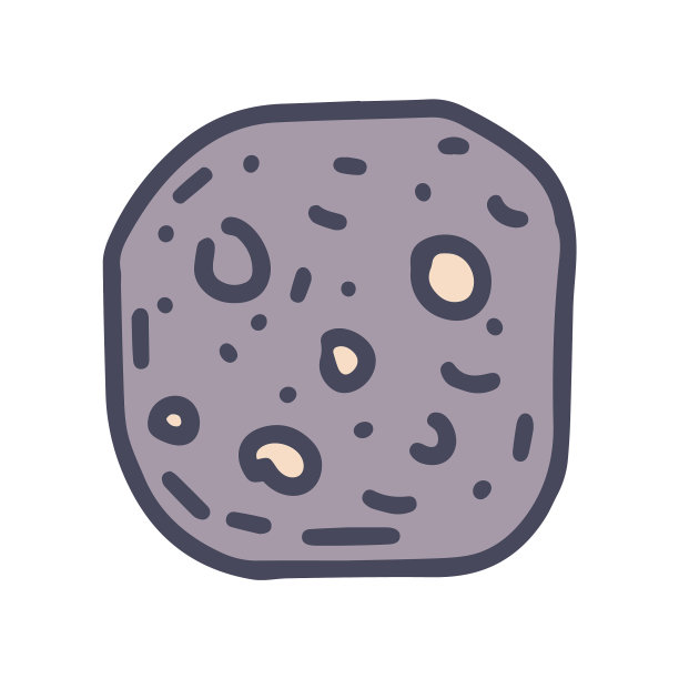 曲奇彩色涂鸦简单图标设计图片下载