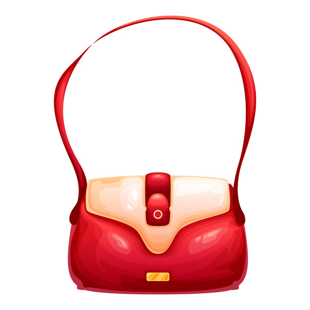 一个漂亮的豪华包，为女人的红色图片下载