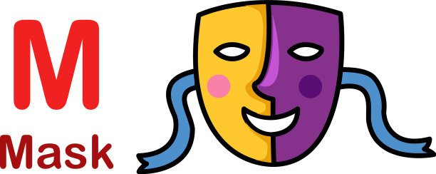 字母字母m-mask图片下载