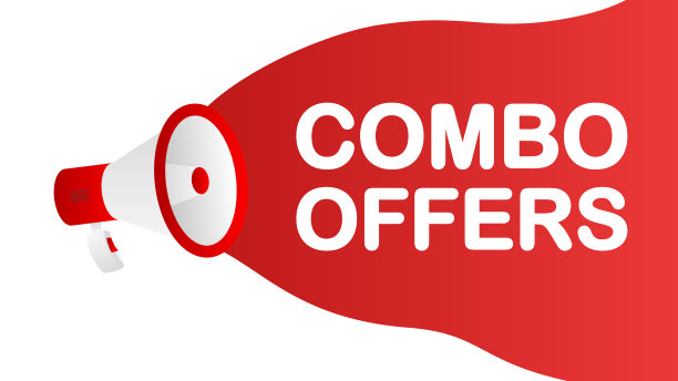 组合提供横幅模板营销传单与图片下载