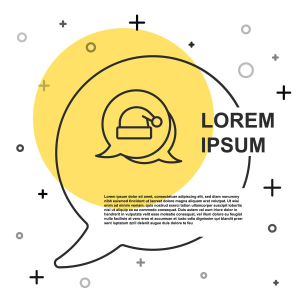 黑线圣诞老人帽子图标孤立图片下载