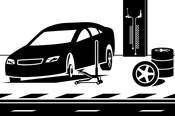 汽车换胎服务图片下载