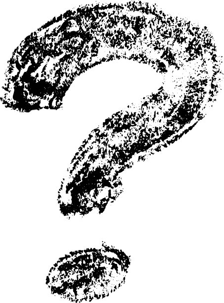 黑色垃圾色纹理问号图片下载