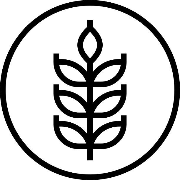 无麸质标签线性图标图片下载