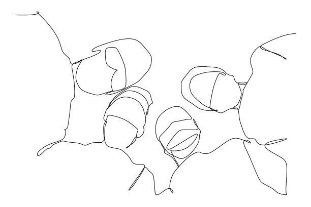 医生队伍的连续画线图片下载