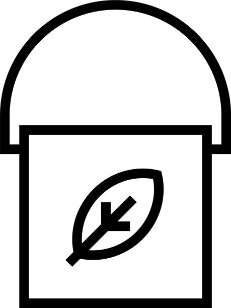 植物染色标签线图标图片下载