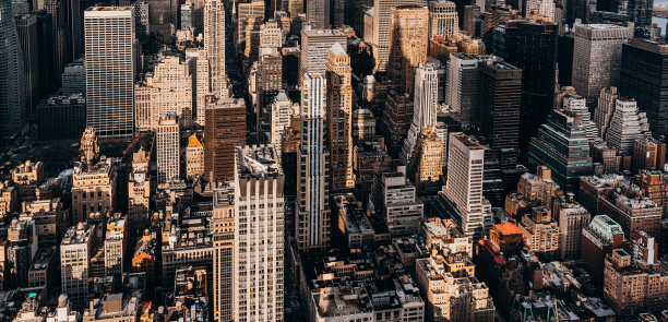 鸟瞰曼哈顿图片下载