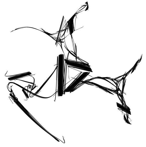 墨流三角形成摘要图片下载