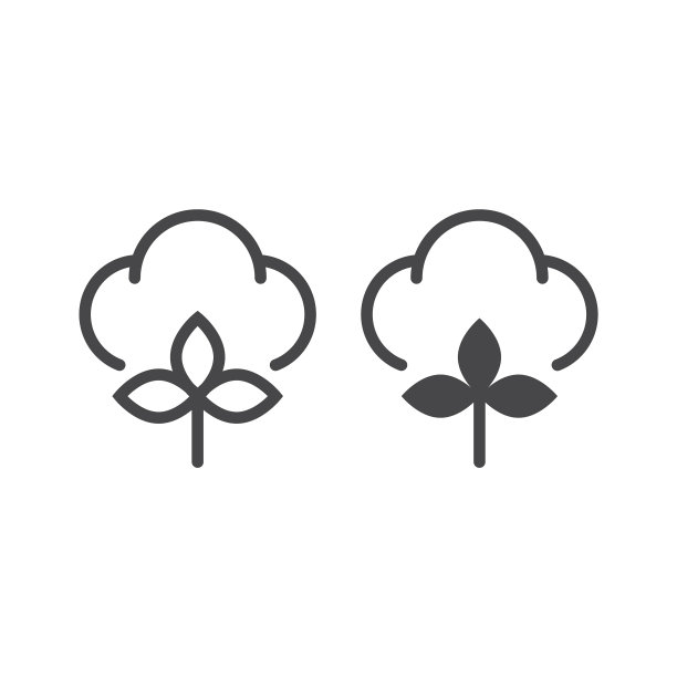 棉花黑色图标图片下载
