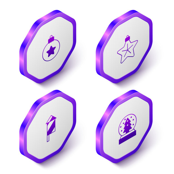 设置等距的圣诞球星烟火图片下载