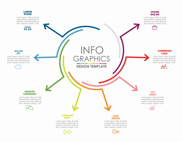 信息图表设计模板与地方为您图片下载