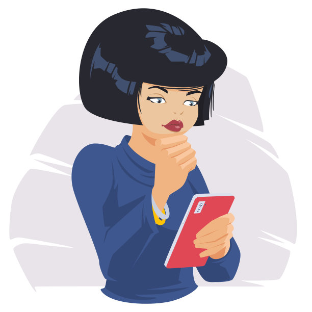 女人看着智能手机十几岁的女孩使用图片下载