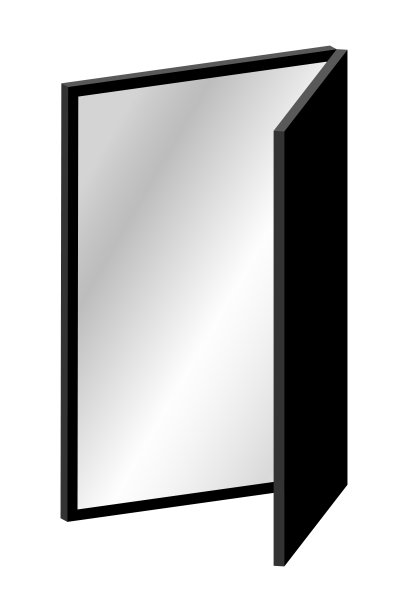 反射板隔离矢量插图。图片下载