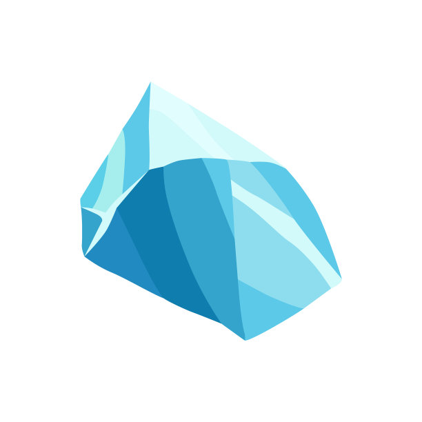 卡通冰晶冷冻结块或冰图片下载