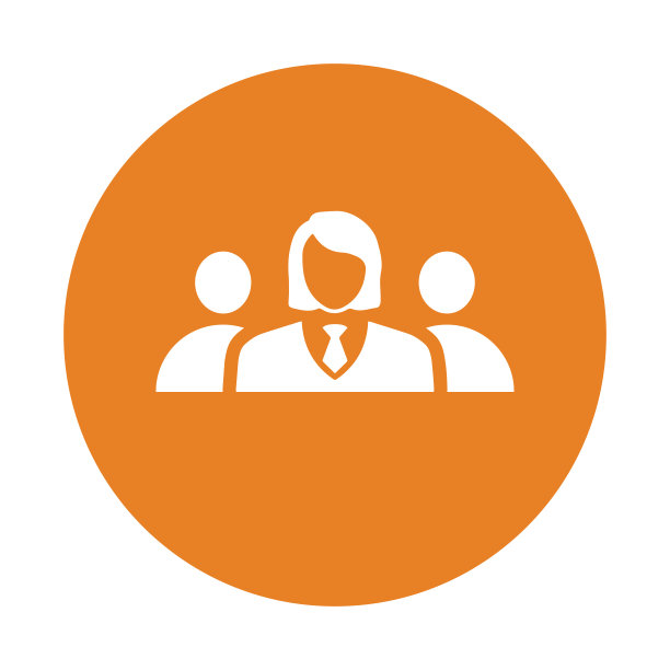 领袖、团队、女性偶像。橙色设计。图片下载