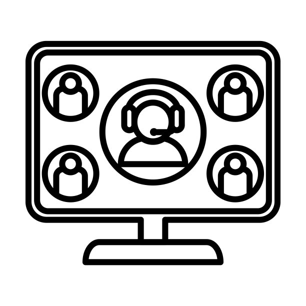 研讨会图标。纤细的线性网络研讨会轮廓图标孤立在白色背景。直线矢量网络会议符号，网页和移动的符号。图片下载