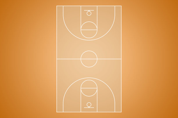 从篮球场上俯瞰图片下载