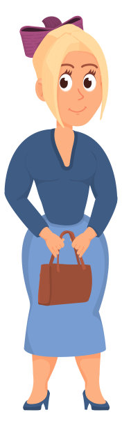 微笑的年轻女子在正式的服装。快乐的员工图片下载