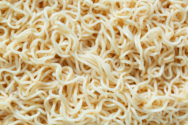 宏观面条质地，纹理泡面，背景意大利细面条。图片下载