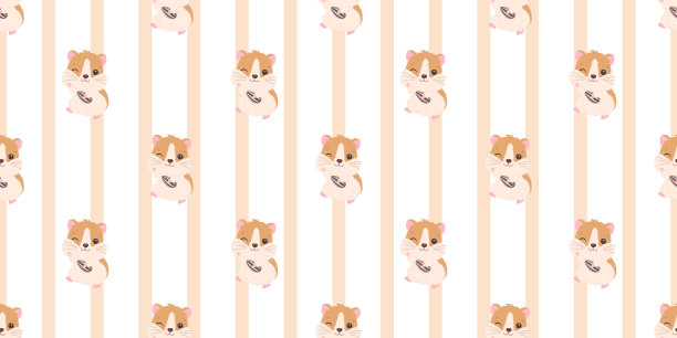 仓鼠无缝模式图片下载