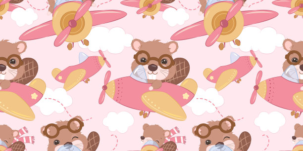 海狸无缝模式图片下载