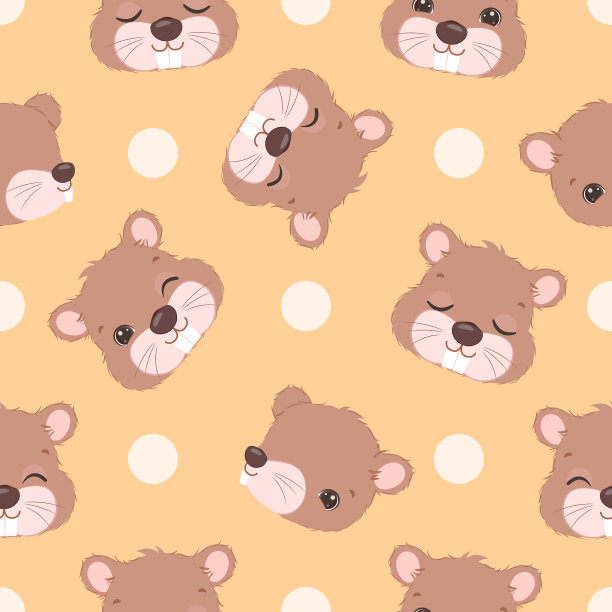 海狸无缝模式图片下载