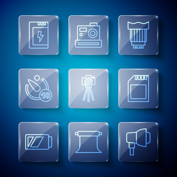 为相机空照相馆设置线电池图片下载