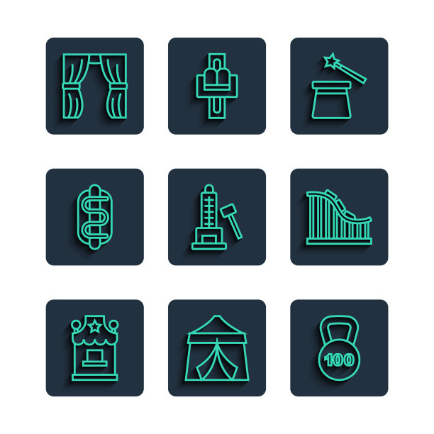 定线售票处马戏帐重图片下载