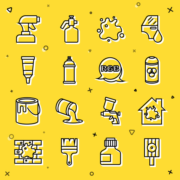 套线喷漆罐喷头盖油漆房子图片下载