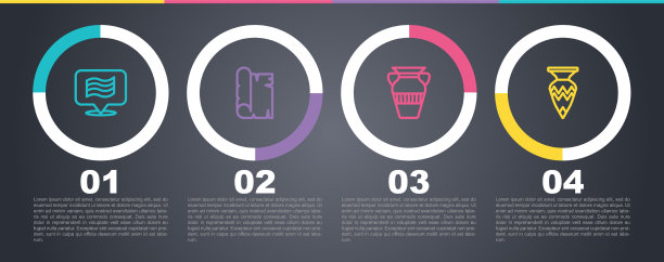 设置线旗的埃及纸莎草卷埃及图片下载