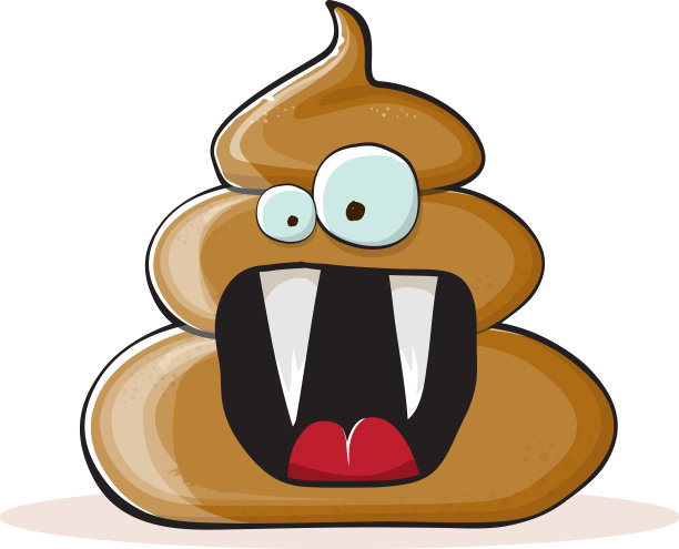 有趣的卡通酷微笑便便图标图片下载