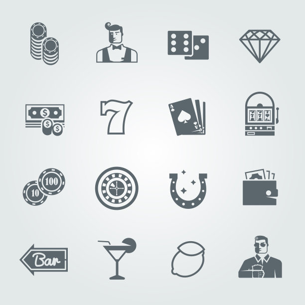 扑克矢量图标图片下载