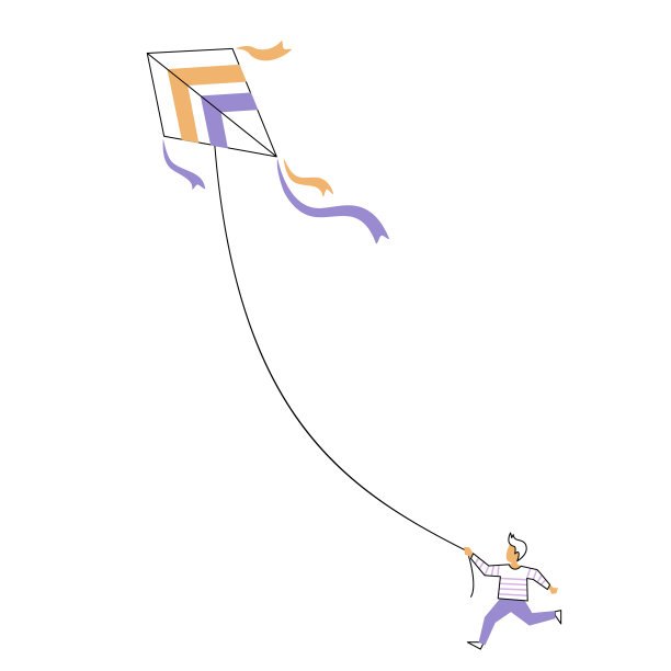 男孩放风筝图片下载