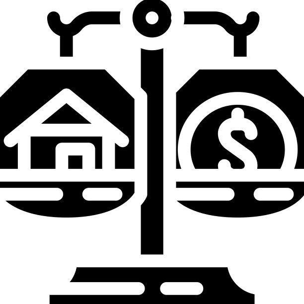 离婚后财产分割象形符号图片下载