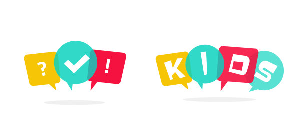 孩子的标志与泡沫演讲和乐趣图片下载