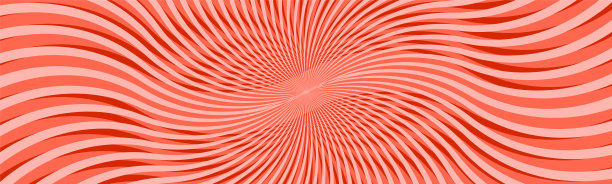 抽象现代橘色珊瑚背景与桃色波浪形糖果射线。豪华长背景。几何艺术数字屏幕。海报,横幅。未来的墙纸。展示卡片。封面设计。广告。图片下载